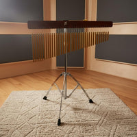 Crisp Sound 36 Tone Chime Bar Individually Strung Bar Chimes Adjustable Stand for Musicians, Band Performance, Music Class, Studio Recording