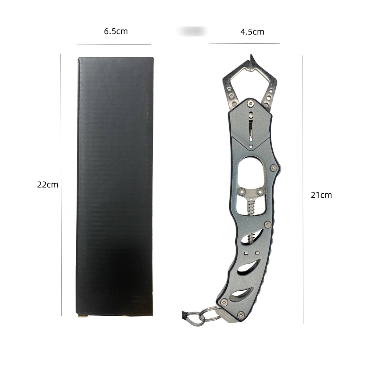 Stainless Steel Clamps Aquatic Lip Gripper Aluminum Alloy Handle Aquatic Jaw Holder Ergonomic Grip Fishing Grabber Lightweight for Anglers, Fishermen