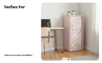 Metal Locker Nightstand sturdy Steel Construction Double Door Accent Locker Colorful Design Storage Furniture for Homeowners, Office Workers, Bedroom