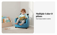 Creature Character Chair Soft and Cuddly children's Upholstered Lounge Chair Easy to Clean Reinforcementive Comfort for Bedroom
