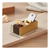 High Carbon Steel Blade Ebony Brass Block Plane Wear-Resistant Violin Maker's Plane Compact Size Long-Lasting for Woodworkers, Carpenters, DIY Enthusiasts