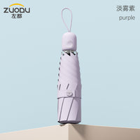 左都太阳伞遮阳防晒防紫外线女晴雨两用自动便携折叠迷你小巧结实