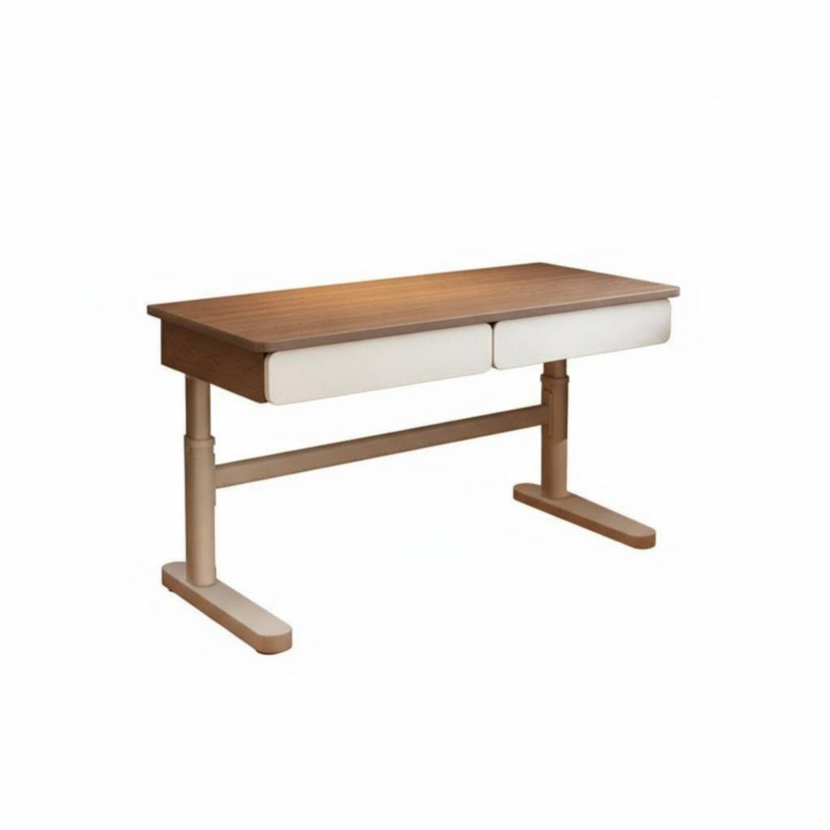 Hand-Crank Adjustable Desk Minimalist with design Crank-Adjustable Desk Telescopic Legs Easy Assembly for Students, Workspace