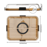 Divided Platter with Lid preservingKeeping Serveware Easy to Clean for Bakers