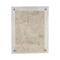 Textured Insert Acrylic Nail Display Board Metal Fasteners Nail Display Board Upright Beauty Accessory Flat-Edged for Photo Shoots, Background Styling