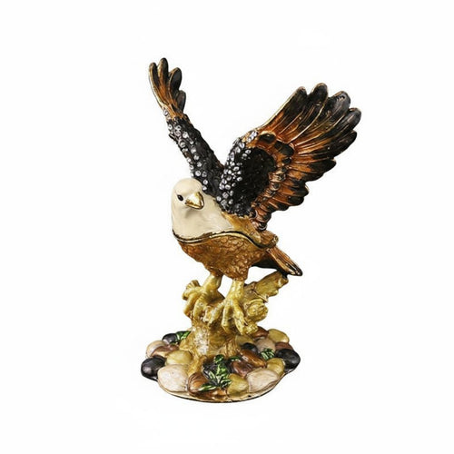 Metal Raptor Decoration Long-Lasting Raptor Figurine Distinctive Design