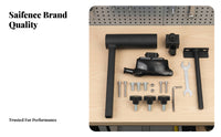 Black Coated Manual Tire Changer Duck Head Kit Iron Duck-Head Tire Changer Kit Metal Parts Mounting Demounting Tool Welded for Car Wheel Repair