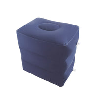 Inflatable Footrest Leg Rest for Car, Office, Travel, and Airplane Use