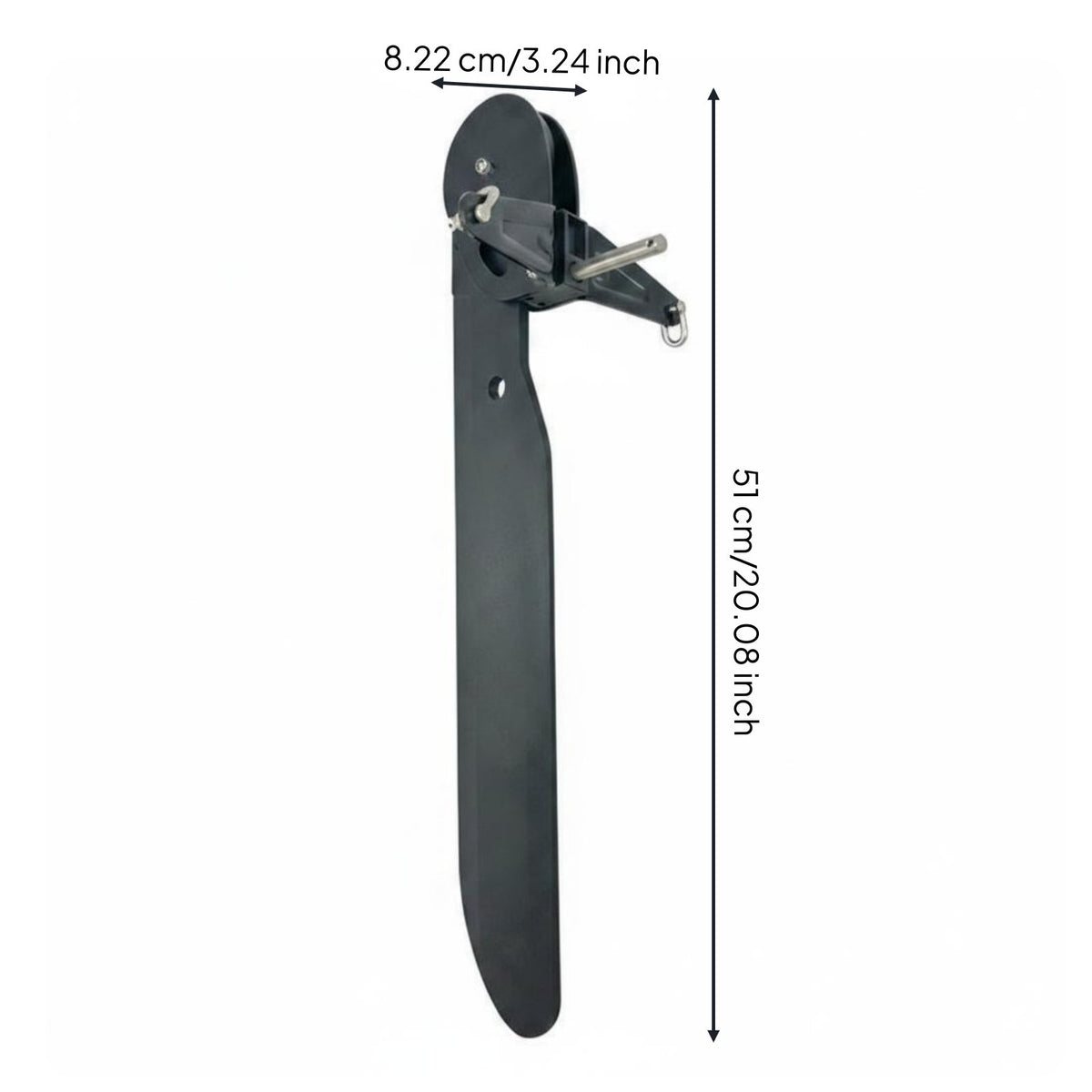 Kayak Rudder Wear-Resistant Resistant Kayak Rudder Stable Performance Watercraft Gear for Fishing, Sea