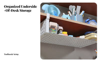 Under-Shelf Wire container Easy Installation slide-extendable under-table Drawer for Closet
