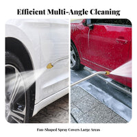 1/4 Inch Quick Connect Angled Pressure Washer Lance Easy Installation Curved Spray Nozzle Wand Stainless Steel Construction for Car Washing
