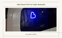 Waterproof solar LED car light