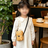 Tube Bag Woven Wooden Bag Strap Personal Accessory for Children