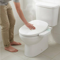 Warm Water Wash Smart Toilet Seat Instant Heating Heated Bidet Seat Wireless Controller Control Bathroom Fixture Multiple Cleaning Modes