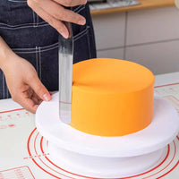 Effortless 360° Rotation Cake Decorating Turntable Stable Base Rotating Cake Turntable Food-Grade Material Kitchenware Multi-Functional for Beginners