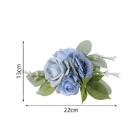 Floral Cake Topper Compact Rose Bouquet Reusable for Table Centerpiece, Bakers