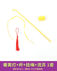 结婚中秋节国庆节日装饰纸灯笼儿童diy手工绘画折叠花灯美陈挂饰