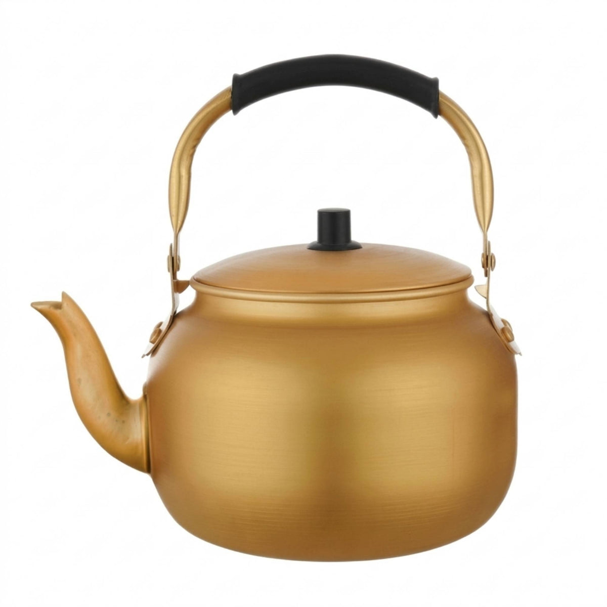 Heat-Resistant Stovetop Tea Kettle Traditional Stovetop Kettle Lightweight Cookware Fast Boiling for Campers, Kitchen, Camping