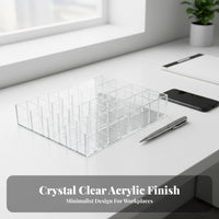 Hotel Key Card Box Transparent Design Acrylic Card Holder Long-Lasting
