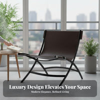Upholstered Lounge Chair Light Luxury Lowrear Wrap-Around Armchair Modern Aesthetic Firm and Resilient Foam Pad