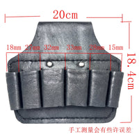 腰包男多功能工具包电工随身牛皮小号维修五联套腰间用纯牛皮加厚