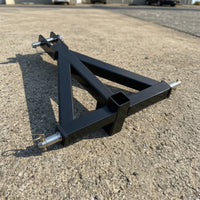 Trailer Hitch Adapter with 2-Inch Coupler Triangular Three-Point Trailer Hitch Adapter Compatible for Farm, Field