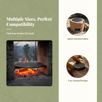 Round Stove Grate, Kitchen, Camping, Sturdy