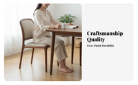 Leather-Upholstered Armchair Sturdy Wood Frame Upholstered Side Chair Minimalist Design Ergonomic Armrests for Homeowners