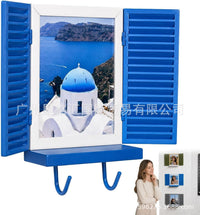 Mediterranean Window Photo & Key Holder地中海风格窗景钥匙架