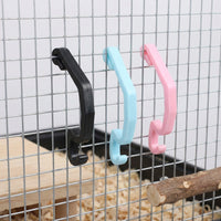 Small Animal Cage Clips and Pet Cage Fasteners, Small Pet Cage Hardware, Mixed Color Cage Connectors for Secure Fastening Use