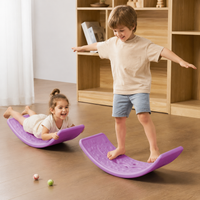 Curved Balance Board, Anti-Slip Wobble Board for Adults & Teens, Coordination & Concentration, Up to 100 kg
