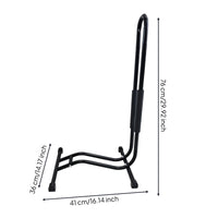Cylindrical Cycle Parking Stand Stable Upright Cycle Stand Heavy Duty Freestanding Bike Rack Small Footprint for Workshop
