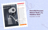 High-pressure handheld shower