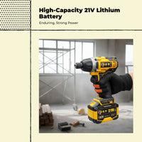 Percussion Drill, Power Drill, Angle Grinder, Professional Power Tool Combo Kit, Variable Speed, sturdy Duty, Multi-Functional, Construction, Workshop