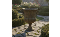 Vintage Planter Urn Rustic Ornate Pedestal Planter Decorative Garden Urn for