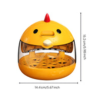 Mini Egg Hatcher Small Size Chicken Egg Hatcher Large Viewing Area Equipment for Kids, Home, Classroom