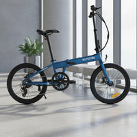 Lightweight Folding Electric Bicycle Compact Electric Cycle Quick-Fold Design for Commuting