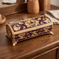 Vintage-Themed Jewelry Box with Feet | Ornate, Decorative Jewelry Box, for Vanity