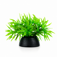 Artificial Aquatic Plants Aquarium Ornament 4cm Plastic No Maintenance Needed Sinks For Small Aquariums
