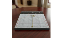 1:400 Airport Apron Display Board Rectangular Toy Landing Strip with Apron Markings Low-Profile Diorama Base for Collectors