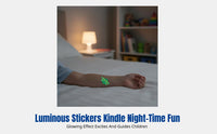 Waterproof Skin Decal Stickers for Kids, Glow-in-the-Dark Butterfly Bee
