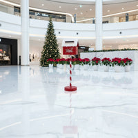 Christmas Mailbox Scene Display North Pole Post Box Freestanding Holiday Decor Focal Point