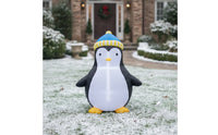 Inflatable Penguin Cute Inflatable Penguin Luminous Yard Decoration for Lawn