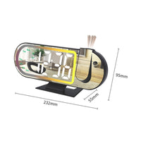 LED Projection Alarm Clock Snooze Function Home Electronics for Bedroom, Office