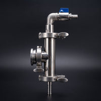 Food Grade Steam Condenser with Weldless Fitting Indoor Steam Condenser with Tri Clamp Simple Brewing Equipment Inexpensive for Homebrewers