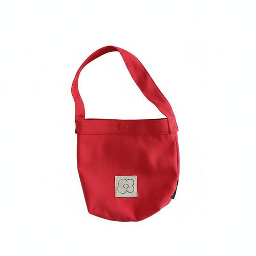 Small Canvas Hand-Carried Bag Korean design Meal Tote Minimalist Design for Women