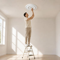 Ceiling Medallion Elegant Design Round Ceiling Medallion Lightweight