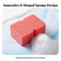 High Foaming Car Wash Sponge Scratch-Safe Figure 8 Car Sponge Highly Absorbent for DIY Detailers, Garage