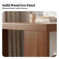 L-shaped Desk Bookshelf Multi-functional Corner Computer Desk Study Table Storage Cabinet with Solid Wood Board Suitable for Students Professionals Dorm Room Home Workspace
