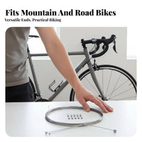 Bike Brake Gear Selector Inner Wire Kit Rust Resistant Bike Brake and Gear Selector Wire Kit Universal Cycle Drive Line Set